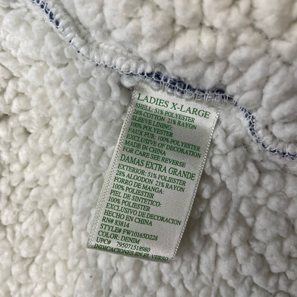 Green Tea Heather Sherpa Wrap Cardigan - Picture 4 of 4